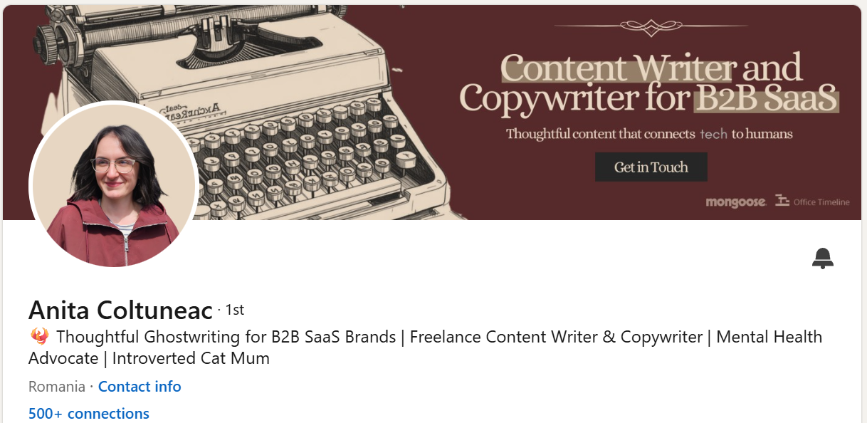 Anita's LinkedIn Profile Makeover